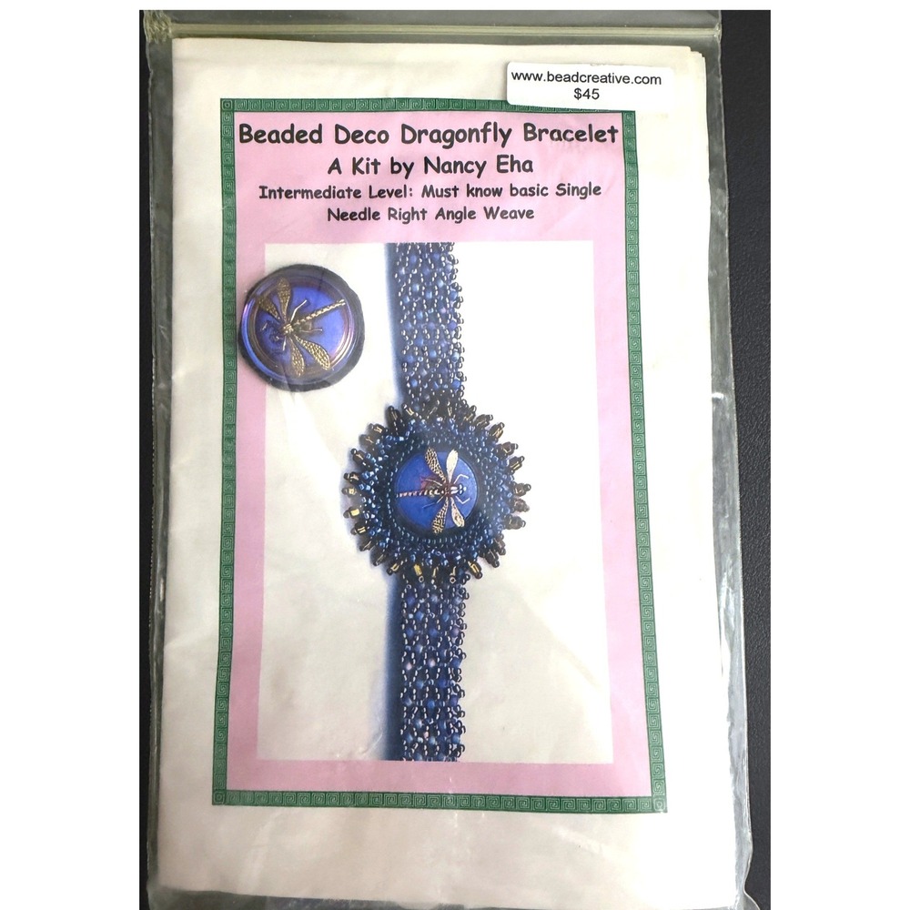 Bracelet Beading Kit Nancy Eha Deco Dragonfly DIY